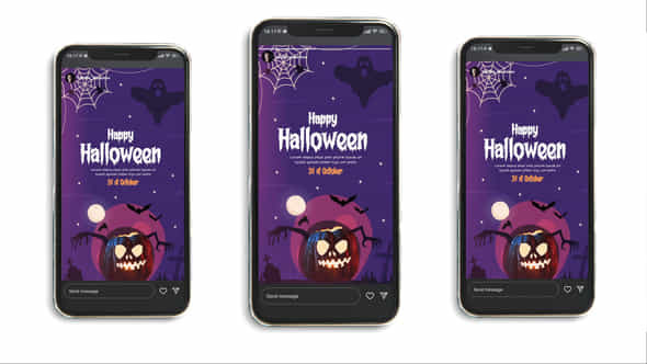 Hallowen Instagram Story - VideoHive 47910484