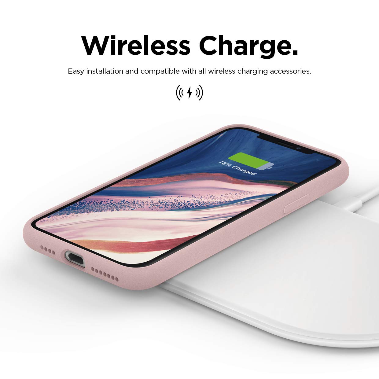 elago Premium Silicone Case for iPhone 11 Pro [11 Colors] White