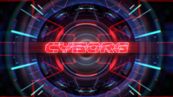Cyborg Title Opener - VideoHive 47854237