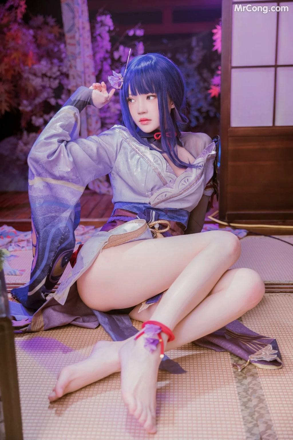Coser@桜桃喵 Vol.139: 雷电将军+花絮 (51 photos )(18)