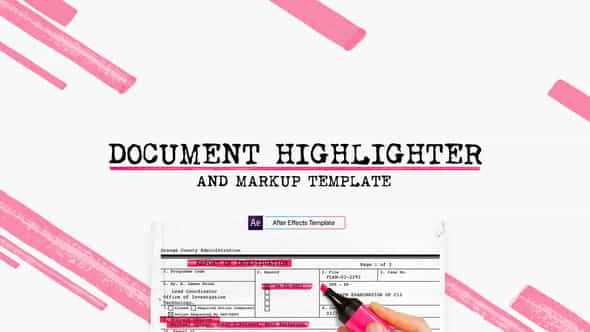 Document Highlighter - VideoHive 22144983