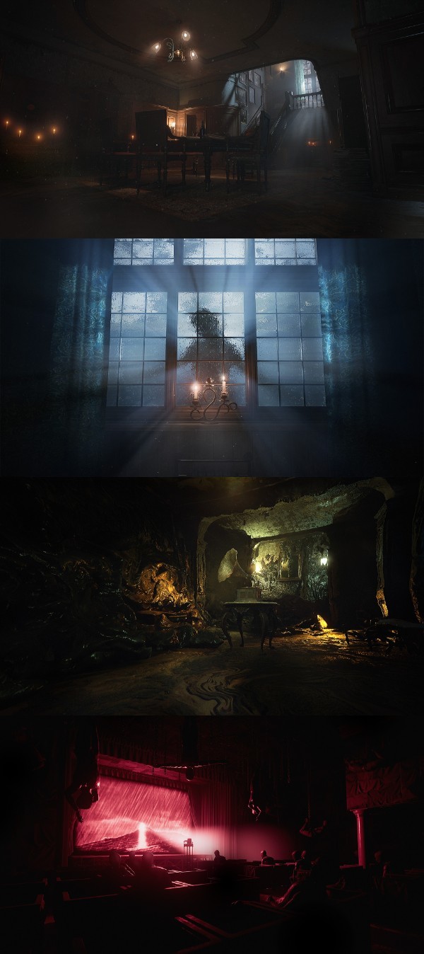 Ледяной страх 2023 трейлер. Layers of Fear 2023 RTX on off.