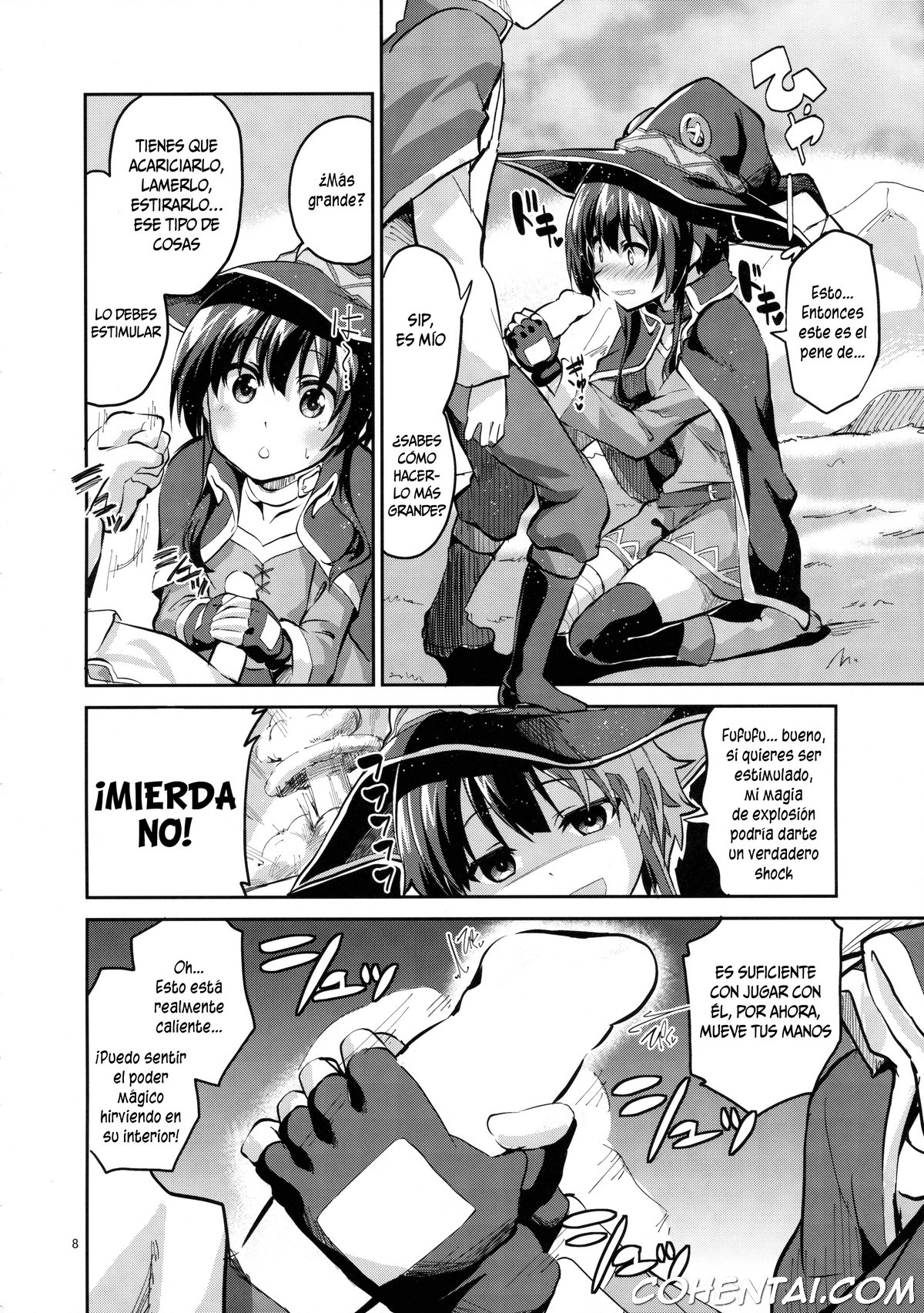 Bakuretsu Shiki Energy Drain (Kono Subarashii Sekai ni Syukufuku o!) xxx comics manga porno doujin hentai español sexo 