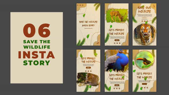 Protect Wildlife Save - VideoHive 39146648