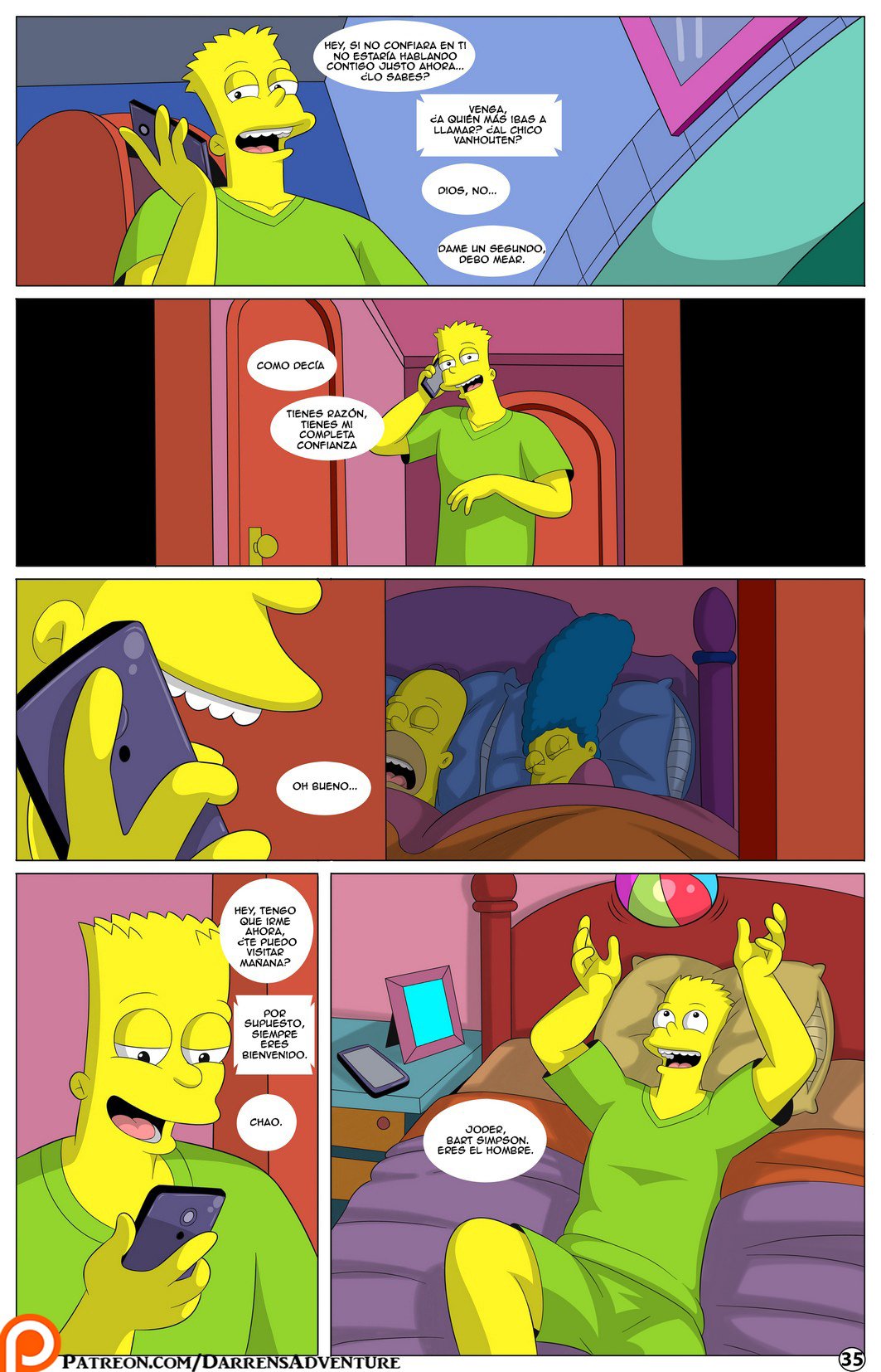 La Aventura de Darren 10 – Los Simpsons - 34