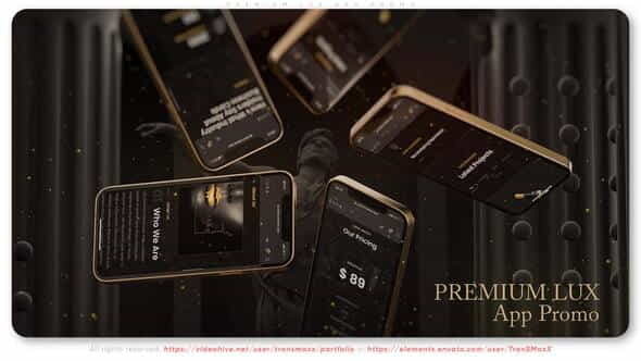 Premium Lux App Promo - VideoHive 38022768