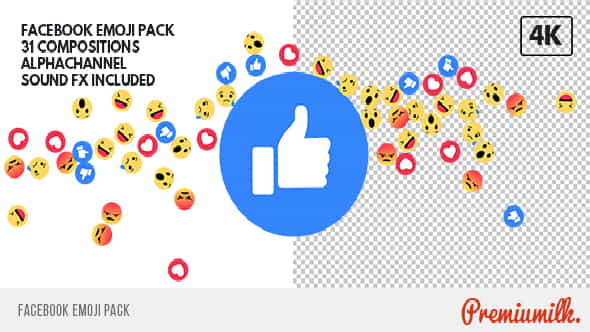 Facebook Emoji Pack - VideoHive 19652886