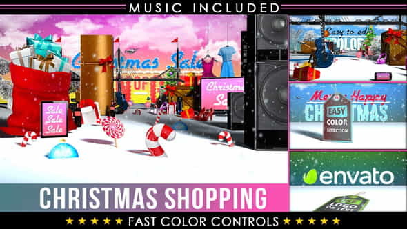Christmas Shopping Sale - VideoHive 22950911
