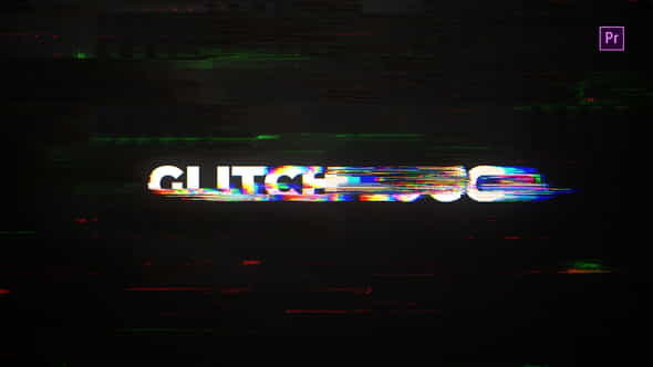 Glitch Logo Mogrt - VideoHive 24311897