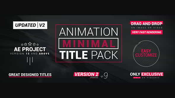 Minimal Title Pack V2 - VideoHive 14646324
