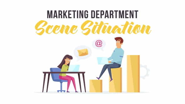 Marketing department - Scene Situation - VideoHive 28479049