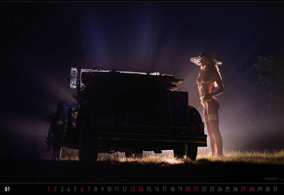 Девушки и ретро-автомобили в эротическом календаре Oldtimer 2018 Calendar - girls and retro cars Девушки и ретро-автомобили в эротическом календаре Oldtimer 2018 Calendar - girls and retro cars