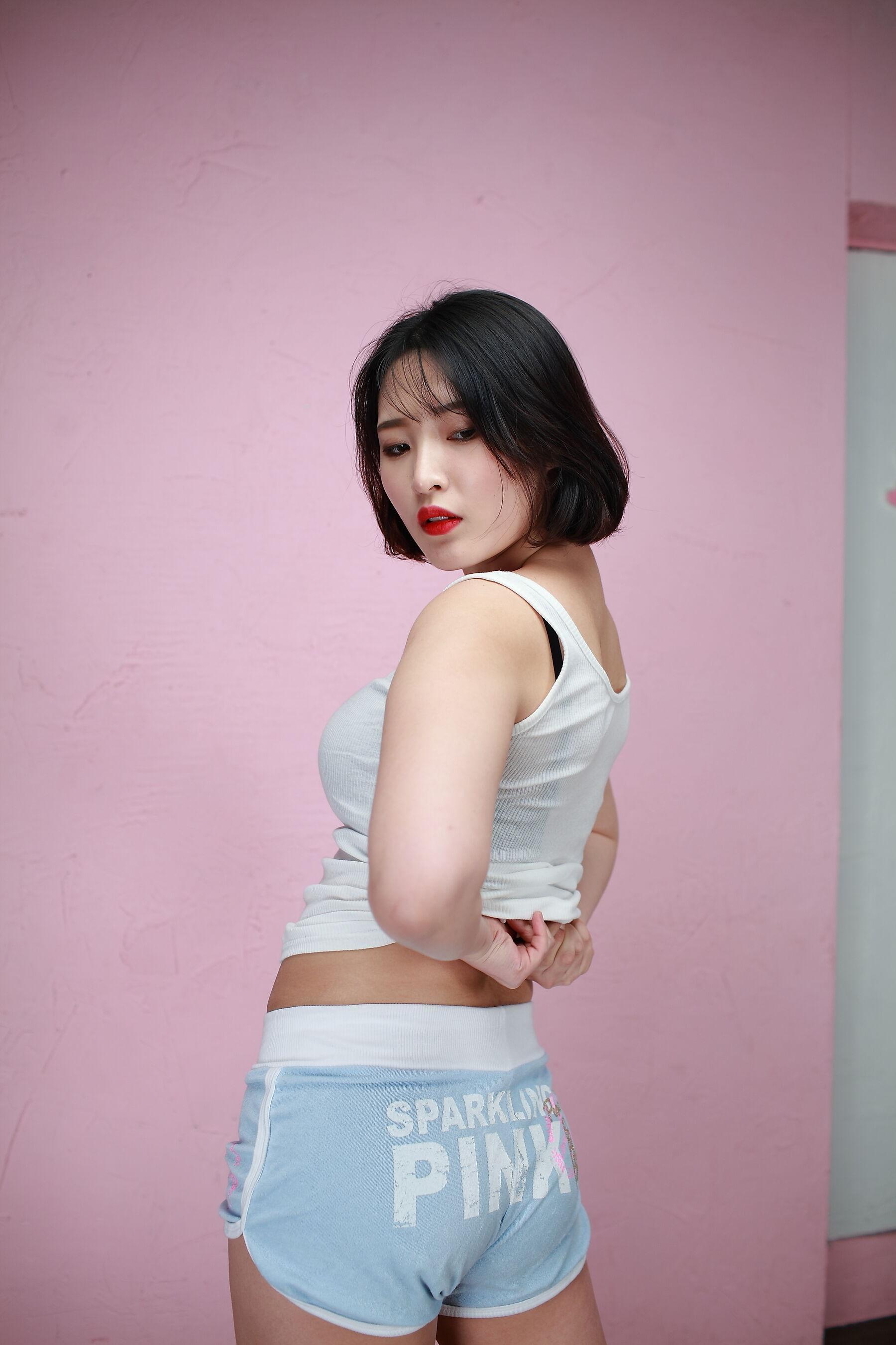 韩模人体 韩模尤娜（유나）人体私拍套图(156)