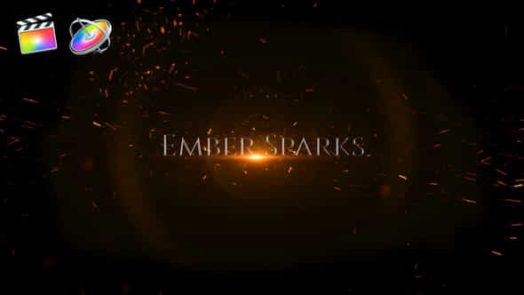 Ember Sparks Logo - VideoHive 24004025