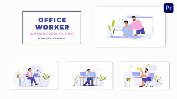 Office Workers - VideoHive 46463595