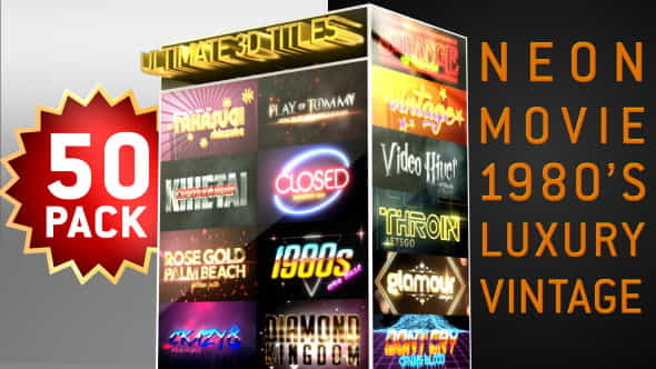 Ultimate Youtube 3D Titles Logo - VideoHive 21324168