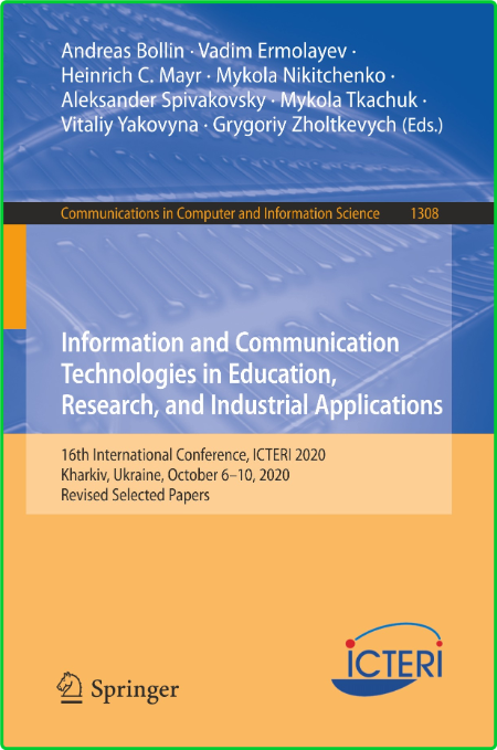 Information and Communication Technologies in Education, Research, and Industrial ...