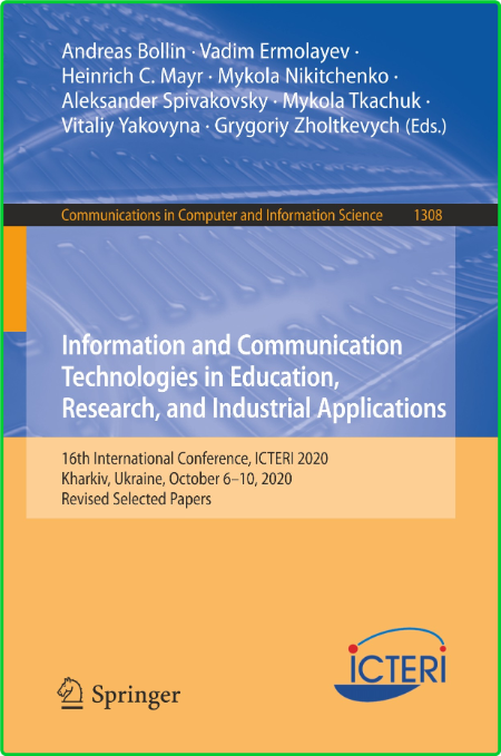 Information and Communication Technologies in Education, Research, and Industrial ... DpRHSlie_o