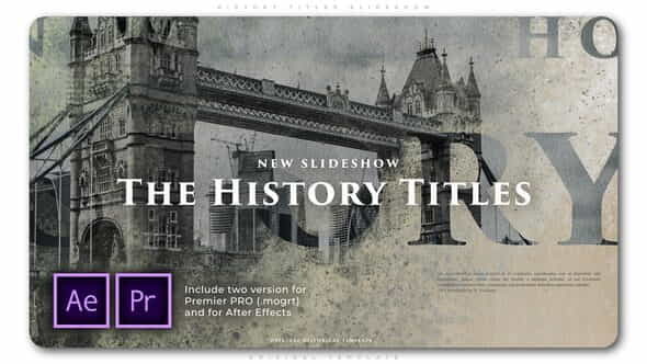 History Titles Slideshow - VideoHive 27061109