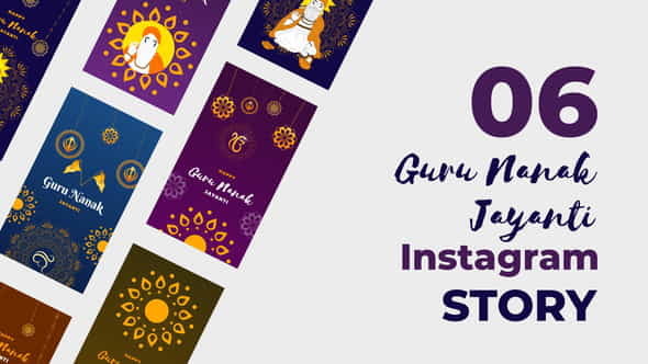 Guru Nanak Jayanti Instagram Stories - VideoHive 34765710