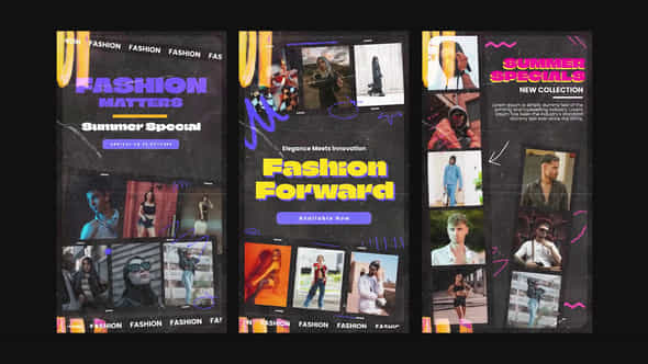 Fashion Film Strip Story - VideoHive 55499868