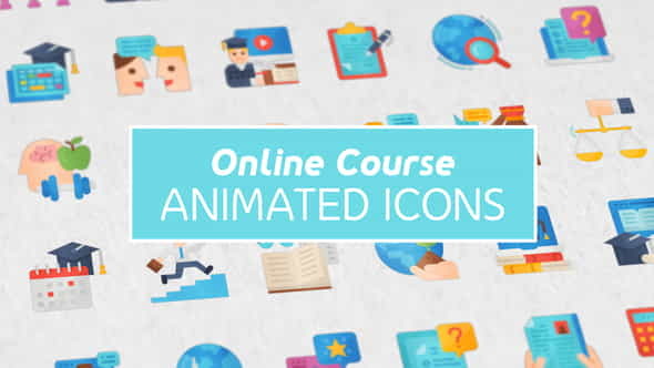 Online Course Modern Flat Animated - VideoHive 26444411