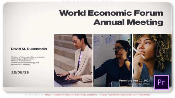 World Economic Forum - VideoHive 47162714