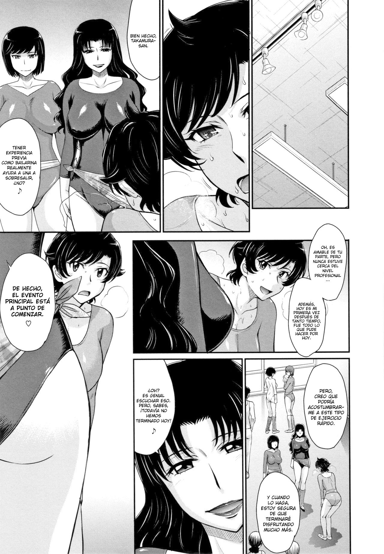 [Tsukino Jyogi] Hitozuma, Mitsu to Niku [Spanish] [Lozlauro]
