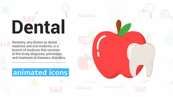 Dental Care Icons - VideoHive 57567774