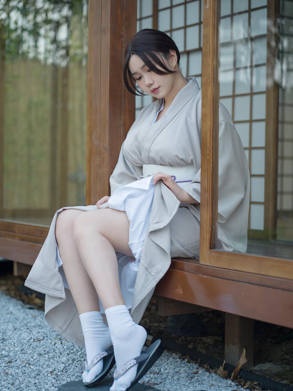 Cosplay 麻花麻花酱 兽耳和服 Kimono Set.01(4)