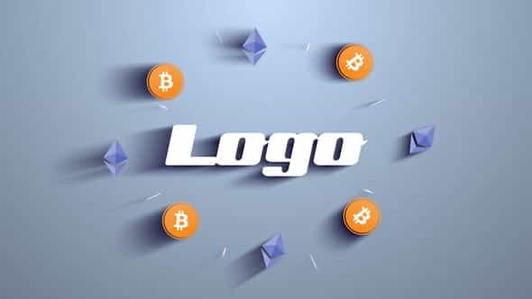 Bitcoin Crypto Mining Logo - VideoHive 31688850