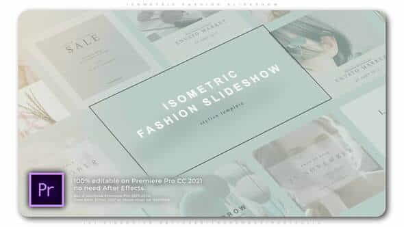 Isometric Fashion Slideshow - VideoHive 33947929