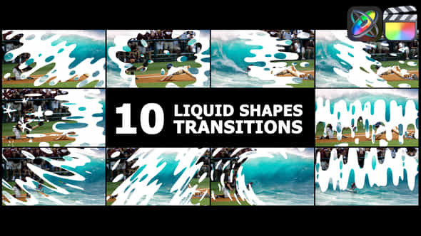 Liquid Shapes Transitions - VideoHive 47585912