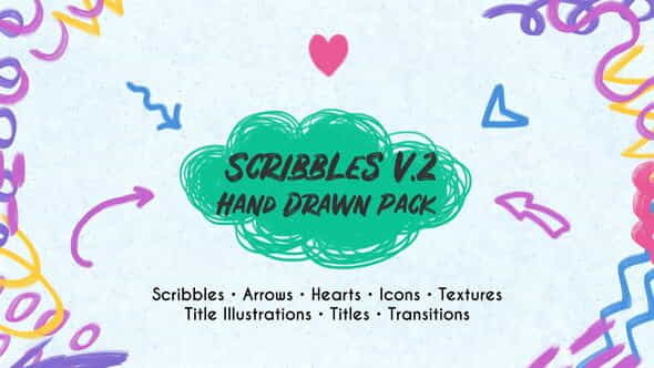 Scribbles v.2. Hand Drawn Pack - VideoHive 36566202