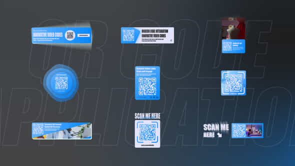 Scannable Qr Code Titles - VideoHive 54276468