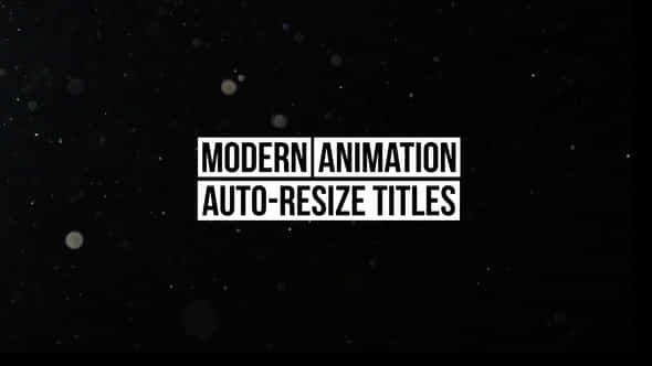 Auto-Resize Titles - VideoHive 43334635