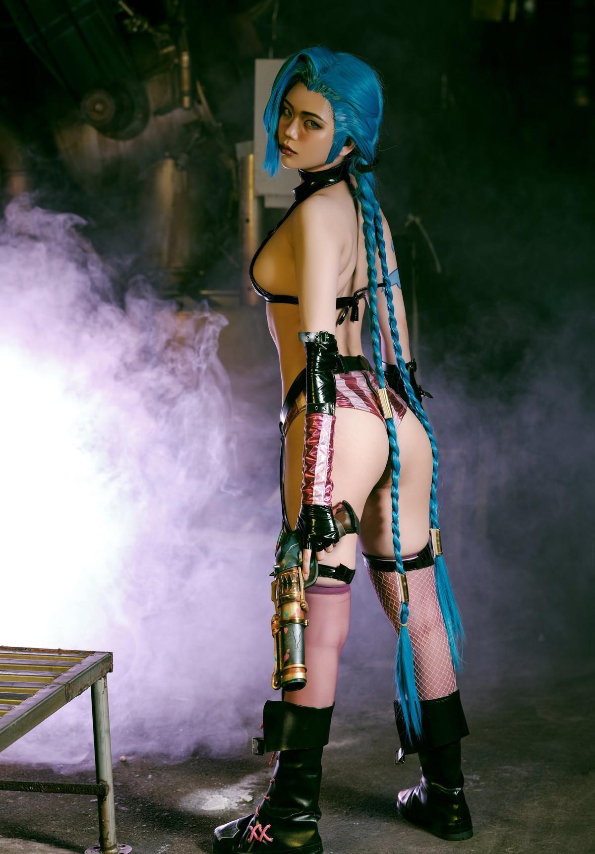 Cosplay ZinieQ Jinx Arcane(17)