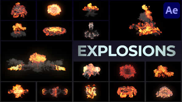 Real Explosions Effects - VideoHive 39722115