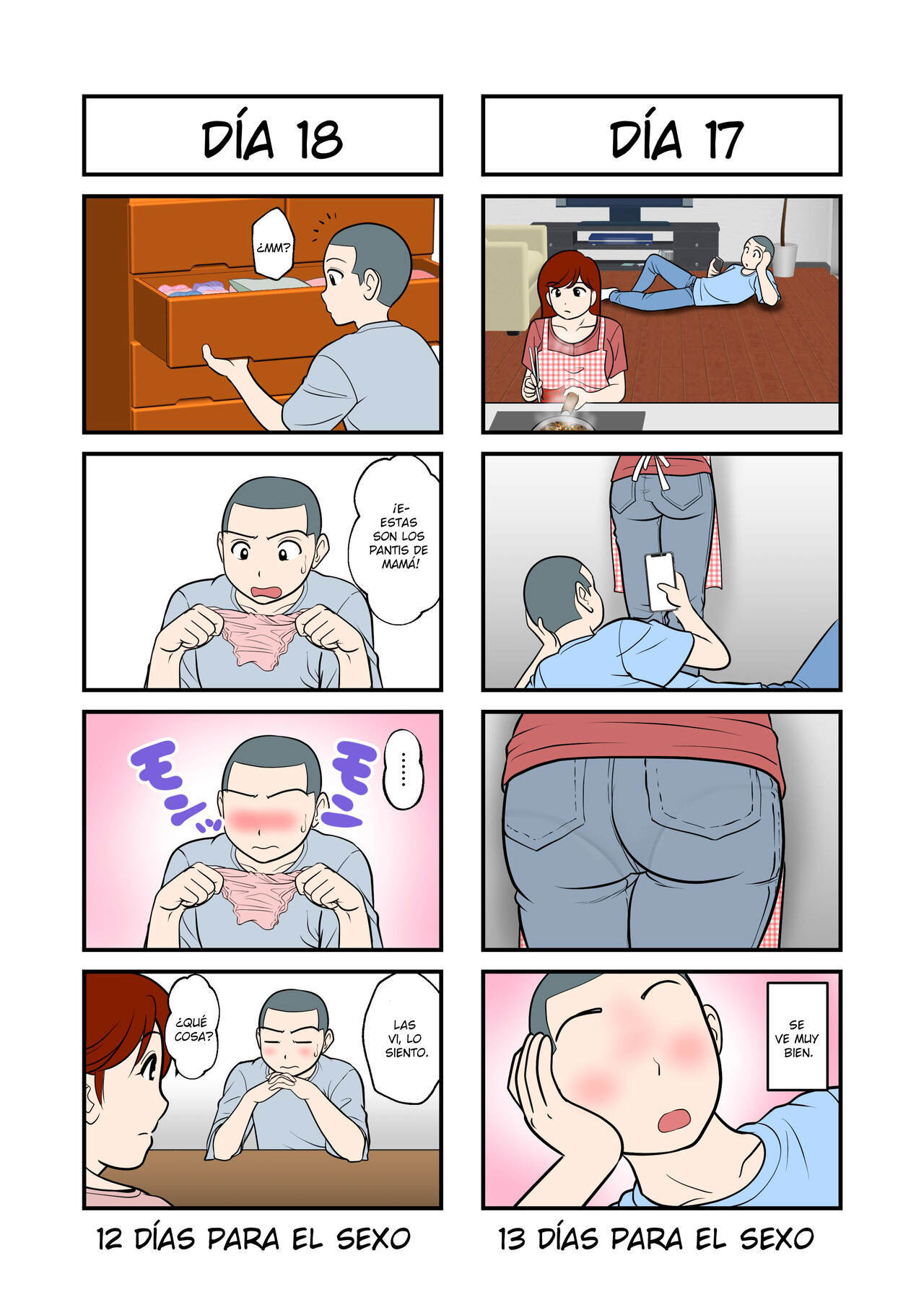 [Fuwatoro Opanchu Cake] 30-nichi go ni SEX suru Haha to Musuko  Madre e Hijo Tendrán Sexo en 30 Días [Spanish]