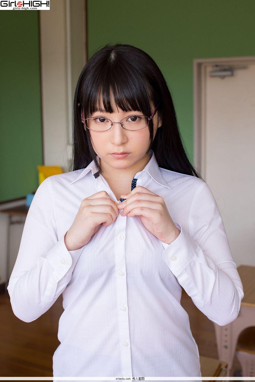 [日本Girlz-High写真] Hirano Moe 平野美 – 黑丝女老师的迷惑(28)
