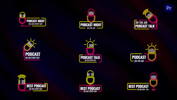 Podcast Titles - VideoHive 47435544