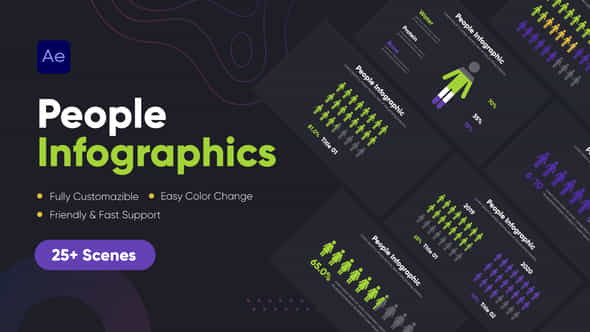 People Infographics - VideoHive 33970894