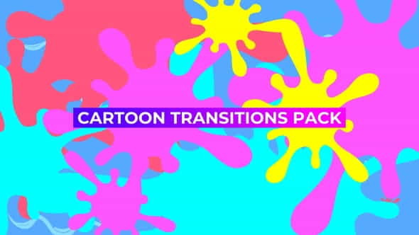 Cartoon Transitions Pack - VideoHive 34151224