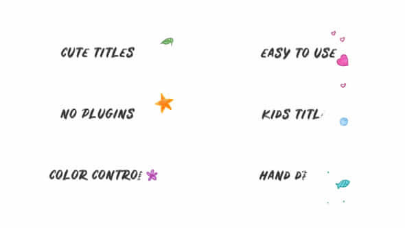 Kids Hand Drawn - VideoHive 33280777