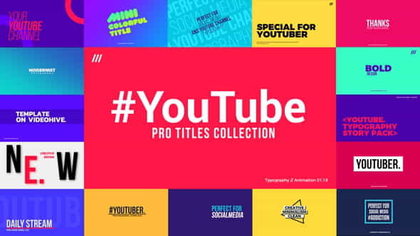 YouTube Titles Collection for Final - VideoHive 23212381
