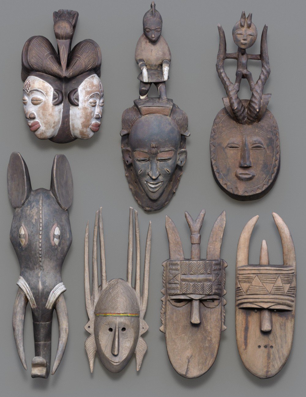 7 African Masks
