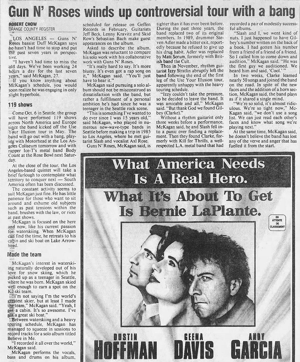 1992.09.26 - The Gazette/Orange County Register - Interview with Duff Z8wmhG7B_o
