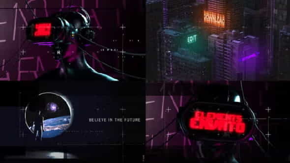 Metaverse Cyberpunk Intro | Technology - VideoHive 37247908