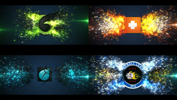 Glowing Particle Logo - VideoHive 13103282