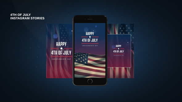 4th of July Instagram Stories - VideoHive 27476803